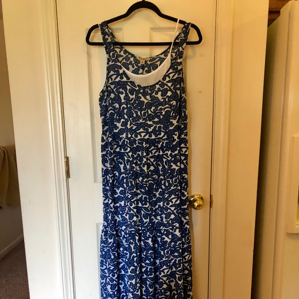 Lucky brand two layer maxi dress
